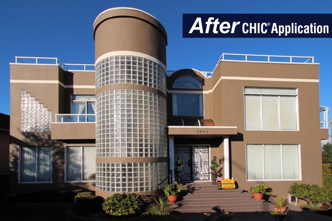 Acrylic Stucco After CHIC Advanced Coating