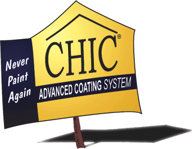 CHIC Advanced Coating Jobsign that identifies a project as one of ours.